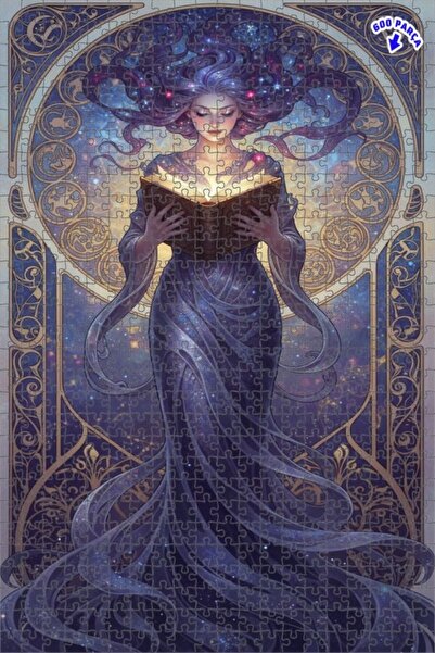 Teona Ahşap لغز خشبي مؤطر بطبقتين من فن الحكمة الفلكية 600 قطعة 50×35