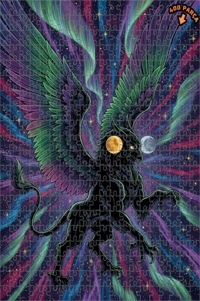 Teona Ahşap لغز خشبي مؤطر بطبقتين بمظهر لوحة زيتية مطبوعة على شكل سديم الغريف...