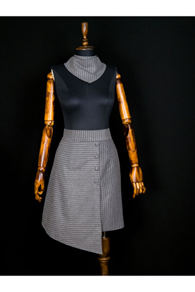 Sihirli Düğmeler Vintage Skirt