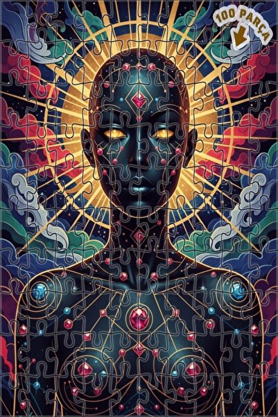 Teona Ahşap لغز خشبي بإطار مزدوج الطبقات من ميستريفول شاين 100 قطعة 25×25