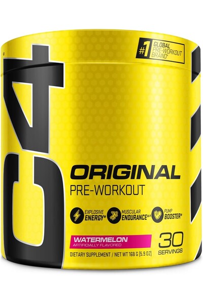 C4 Original Pre-Workout Powder Watermelon Flavor, 195g