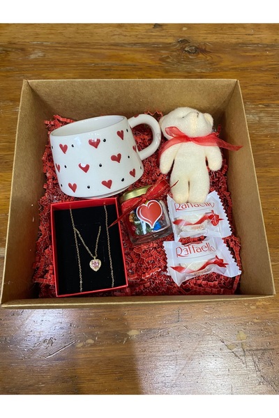 Sweet Zirkon taşlı çelik kalpli kolye,kalpli kupa ,14 Şubat sevgililer günü ,...