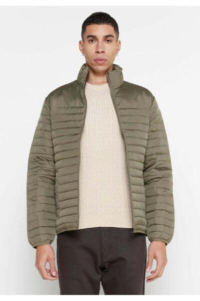 Jack & Jones Men's Padded Jacket - Olive Green