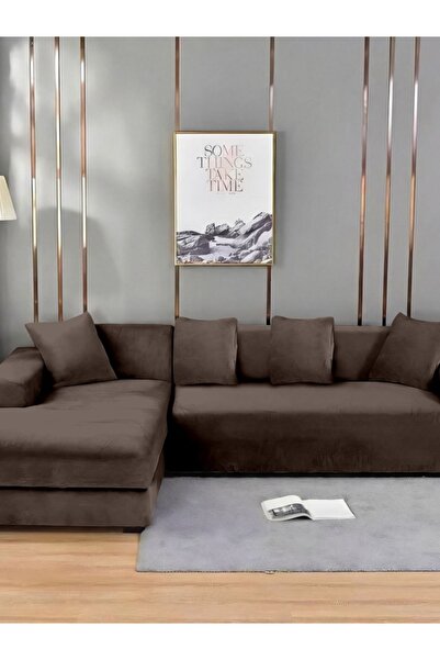 naniland.ro Elastic Corner Sofa Cover – Full Protection, Velvety Material