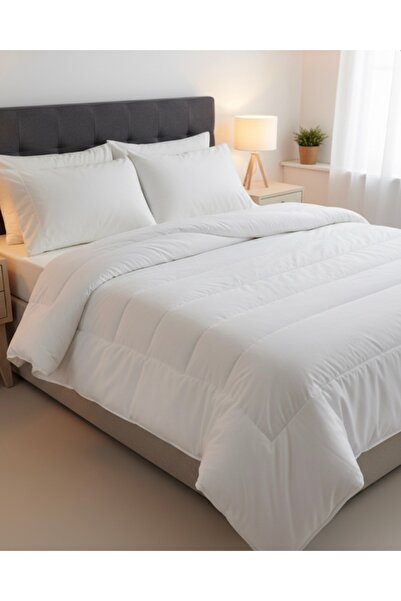 Mebey Home Çift Kişilik 195x215 Slikon Elyaf Dolgulu Polycotton Yorgan