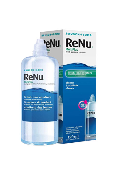 Bausch & Lomb محلول رينو ملتي بلس المعقم متعدد الأغراض للعدسات اللاصقة اللينة...