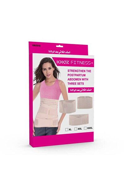 Knooz Fitness Kenouz Fitness Triple Postpartum Corset, 3 Pieces, XL