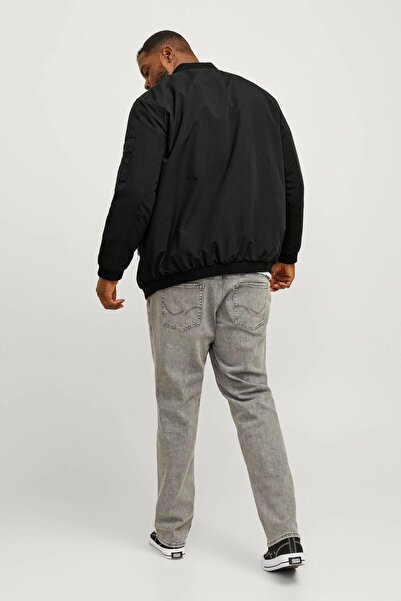 Jack & Jones Jack Jones Büyük Beden Erkek Bomber Ceket 12173990