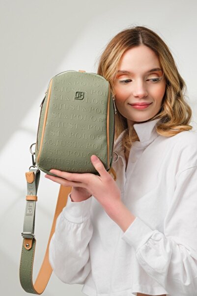 Just Polo Green Women's Crossbody Adjustable Strap Body Bag Bodybag 4044