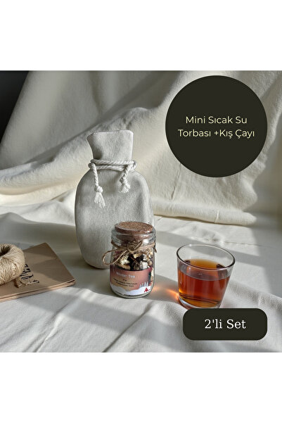 4mevsimbox Sıcak Kış Molası 2’li Set – Mini Sıcak Su Torbası + Kış Çayı