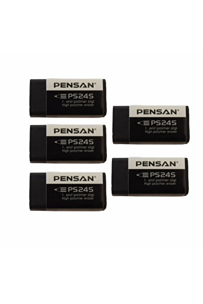 Pensan 5 قطع من الممحاة السوداء - لا تترك غبارًا