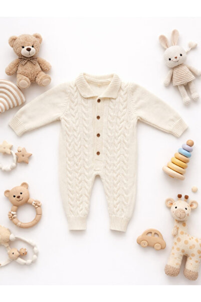 almini New Season Baby Knitwear Jumpsuit