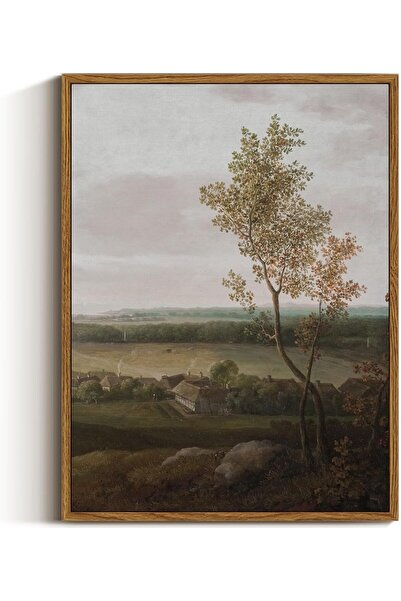 ALAYRA International لوحة جدارية قماشية جميلة مؤطرة، مقاس 30×40 سم، ديكور منز...