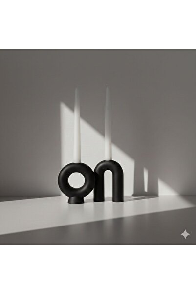 BHR Modern İkili şamdan |şamdan | mumluk | dekor | el yapımı | dekoratif