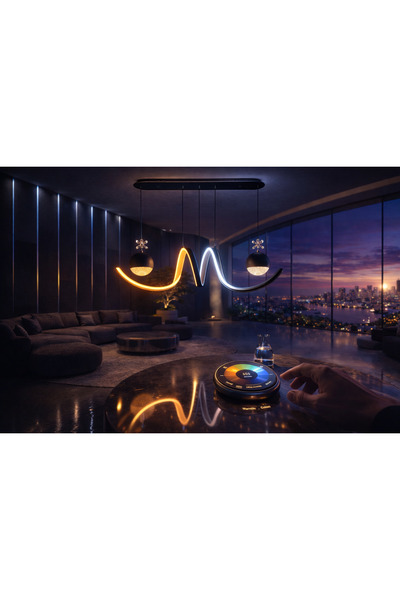 qwell Infinity Wave Smart Chandelier