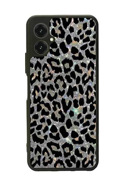 omix X5 Uyumlu Hologram Leopar Tasarımlı Glossy Premium Kılıf