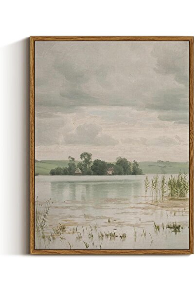 ALAYRA International لوحة جدارية قماشية جميلة مؤطرة مقاس 8×10 بوصات، هدية ديك...