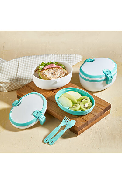 YAZICI 2-Tier Lunch Box – Portable Lunch Box for School, Work, and Picnics