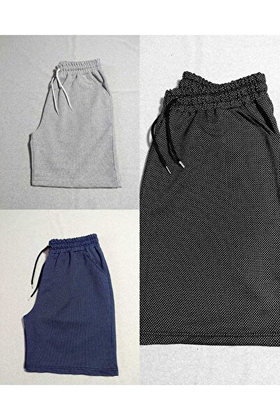 TORUK MAKTO 3 Pieces Comfortable Fit Unisex Black Gray Navy Blue Combed Cotto...