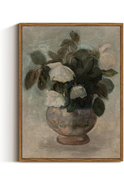 ALAYRA International Beautiful Canvas Wall Art framed 8x10 Inches Elegant Mod...