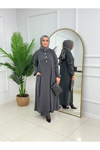 Summer Store Başak Tunic and Pants Double Hijab Set