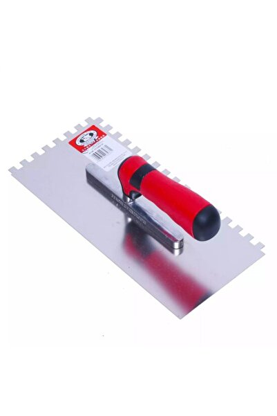 Evelise Stainless steel trowel, Olejnik, serrated, 6x6 mm, soft handle, 13x28...