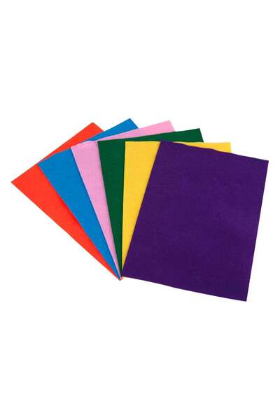 OEM Felt Sheets A4 Different Colors 6pcs