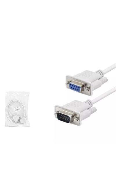 HCS Data-C288 Hdx7801 Rs232 Serial Port M-F Cable 1.5m White