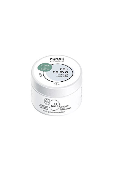 RUNAIL Professional Şeffaf Protez Tırnak Jeli UV Builder Gel Raitama 15Gr. 8252