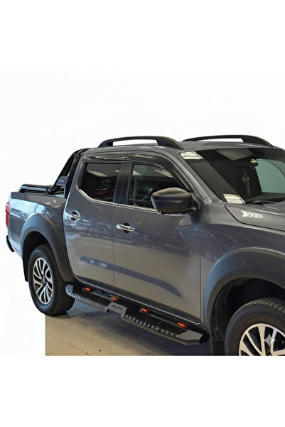 TMZ Garage NİSSAN NAVARA OFF ROAD DEMİR YAN BASAMAK TÜM MODELLERLE UYUMLU LED...