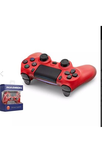 HADRUN جهاز تحكم ألعاب هادرون داتا-z51 HD324K لجهاز بلايستيش 4 باللون الأحمر