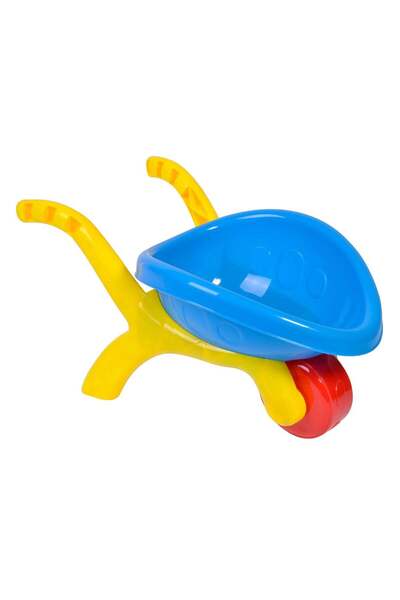 OEM Roaba pentru Nisip Plaja Bleu cu Manere Galbene 40x24x24cm