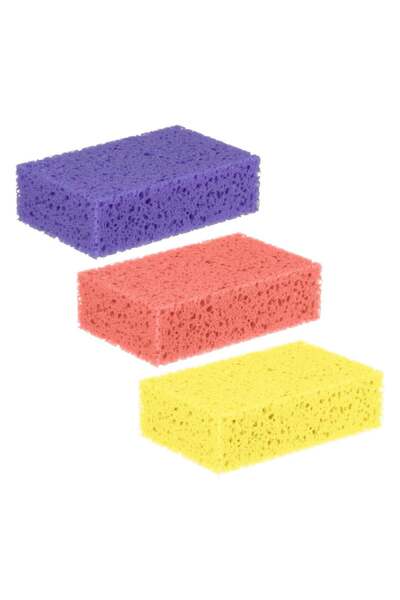 OEM Multicolored Sponges 14x4x9cm - 3pcs