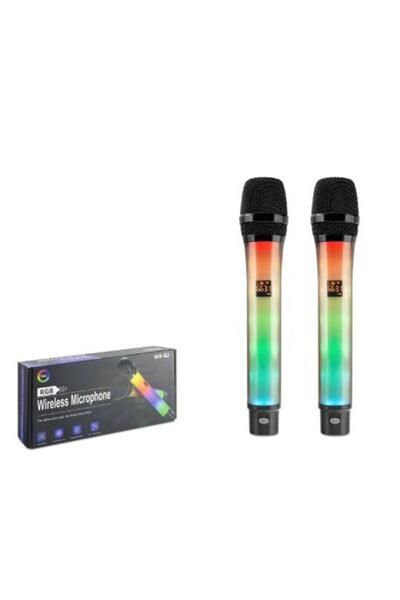 Universal هادرون Wx-82 لاسلكي 2-ميكروفون Uhf Rgb