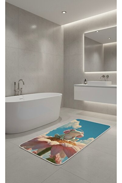 VELLORA HOME Bath Mat Door Mat Carpet Runner Digital Print Carpet Enjoyable F...