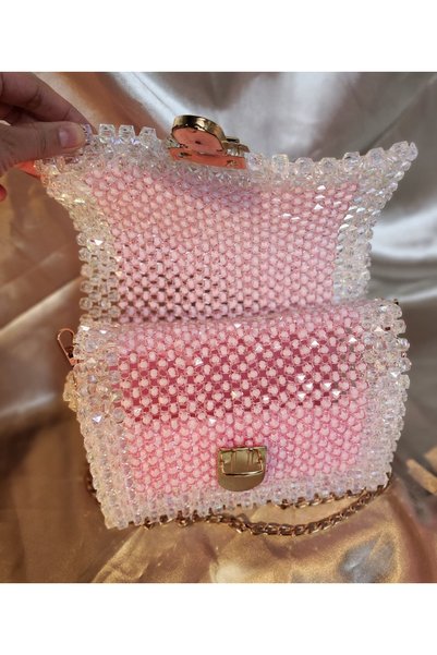 Mistik Butik Bead Bag Pink