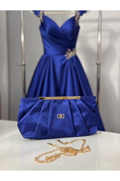 By-Kuss Aurora Blue Evening Bag