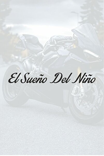 Turuncu Sticker El Sueno Del Nino (Bir Çocuğun Rüyası) Etiket 15x1,8 cm – Ara...