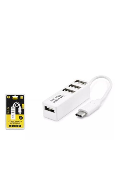 HCS محور توصيل يو إس بي نوع سي طراز داتا-إم284 إتش دي إكس7015 بأربعة منافذ يو...