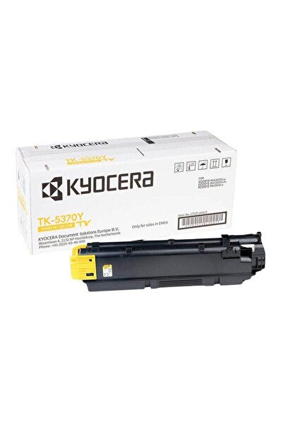 KYOCERA حبر ناسخة أصلي أصفر اللون طراز data-y99 TK-5370Y لـ Ecosys MA3500cix ...