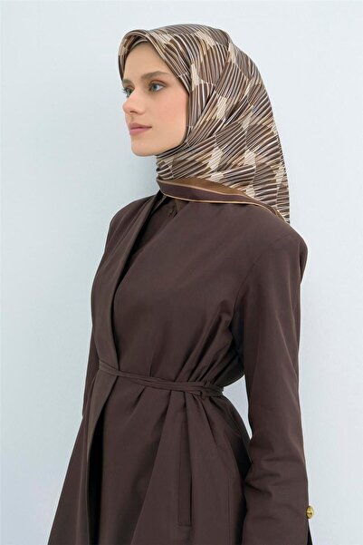 Armine Eșarfă din mătase pură tip twill 9533D 80