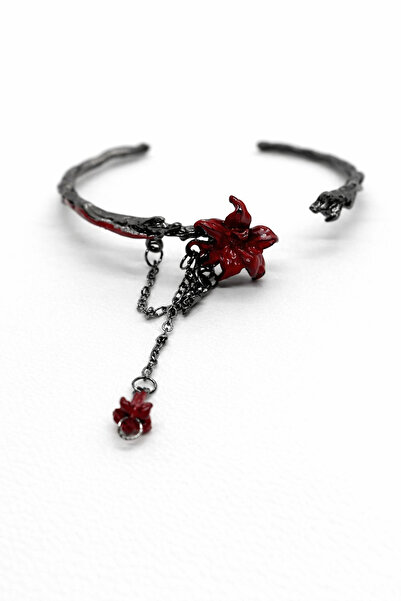 MakeWell Gothic Steel Bracelet – Unisex Bracelet with Black Plated Chain Detail