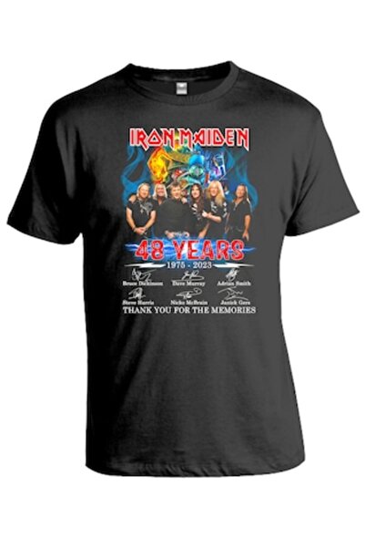 OEM Ανδρικό T-shirt, Iron Maiden 48, Μαύρο