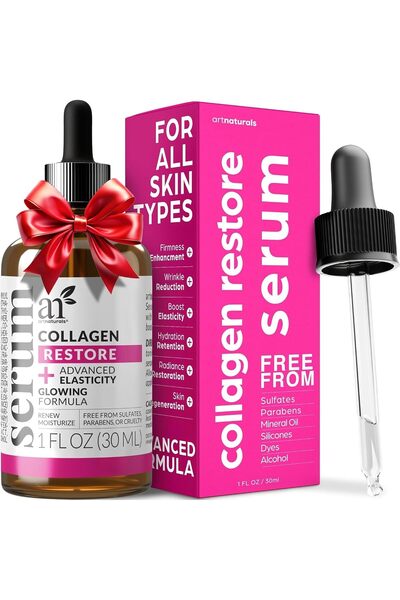 artnaturals Collagen Booster Serum for Face - Anti-Aging Reduces Wrinkles and...