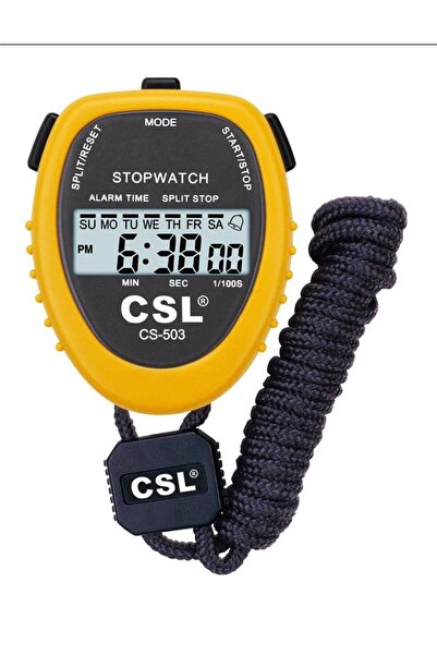 CSL Data-u656 cs-503 yellow stopwatch