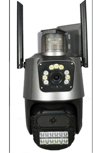 Universal Apronx APX-WP242 6Mp 2.8mm كاميرا مزدوجة 19 LED واي فاي PTZ
