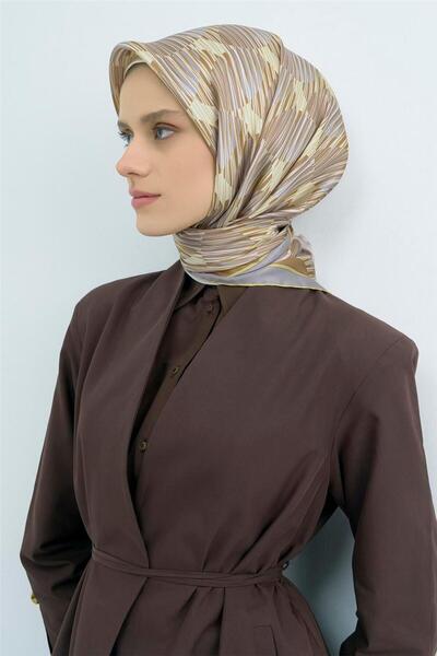 Armine Eșarfă din mătase pură tip twill 9533D 83