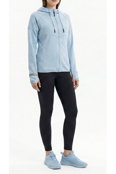 bumerangspor Women's Long Sleeve Finger Detail Stretch Fabric Fitness Tracksu...