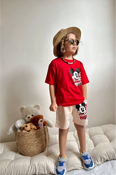 Jolly Kids Boy's Character Printed Shorts Suit
