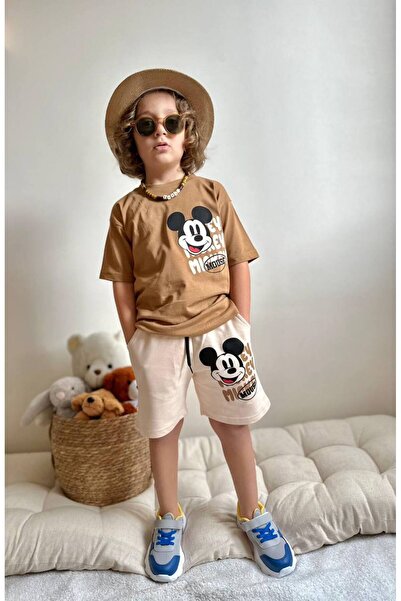 Jolly Kids Boy's Character Printed Shorts Suit